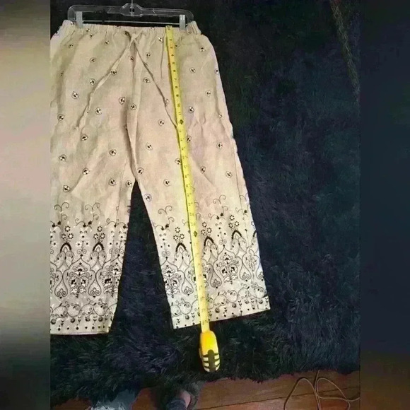 Briggs New York Comfort Waist Women Light Gray Summer Pants Size M/P - Picture 5 of 10